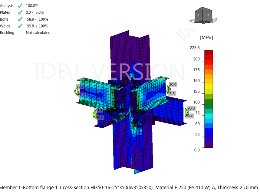 Connection Design and Analysis Technical Preview Diagram