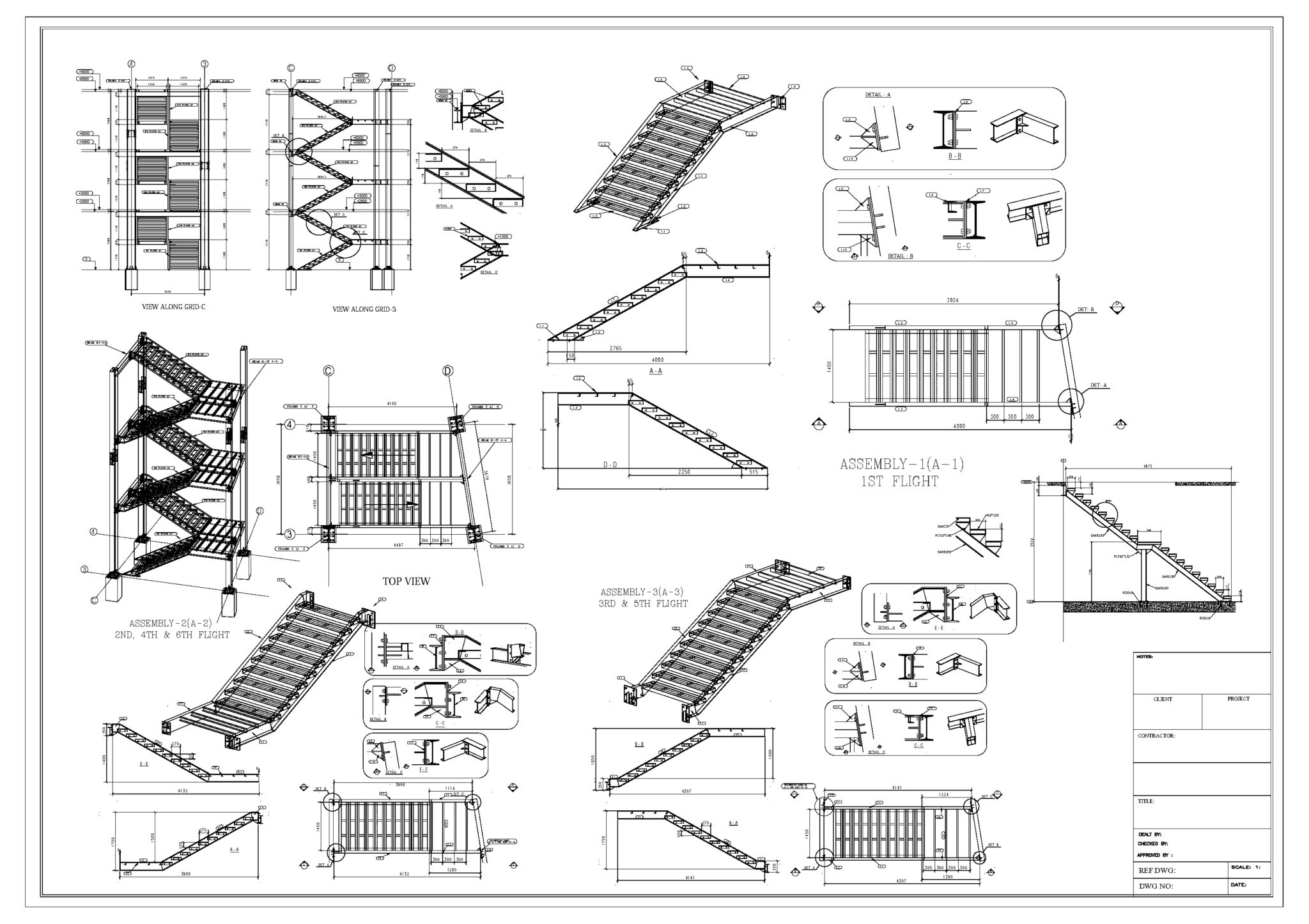 Steel Detailing Services Technical Preview Diagram