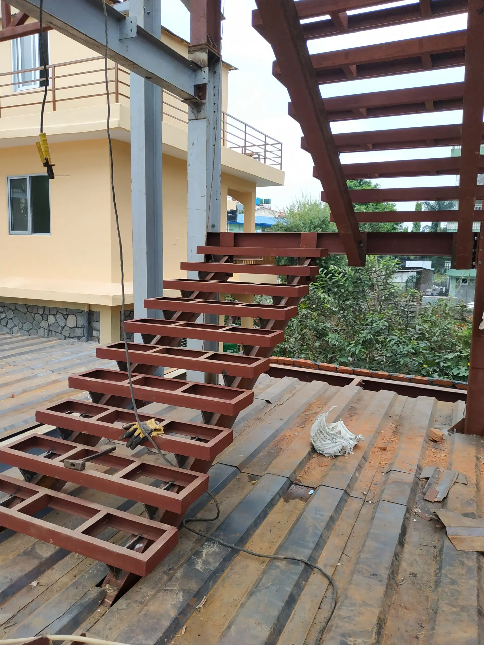 Steel Staircases Technical Preview Diagram